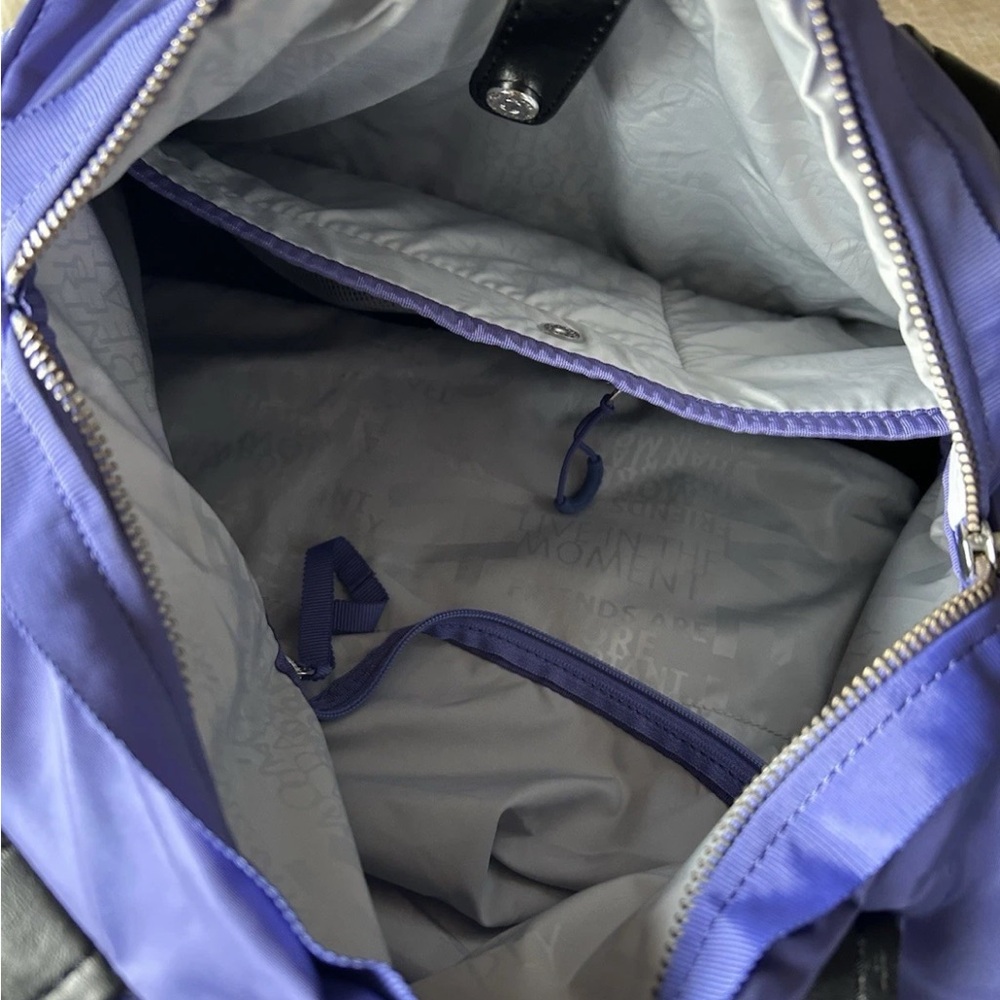 Lululemon DTB Duffel Bag Purple Carry On Gym Travel Weekender Colorful Rare MINT - Picture 9 of 11